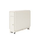 Expandable modern minimalist dining table set with chairs for stylish, space-saving meals