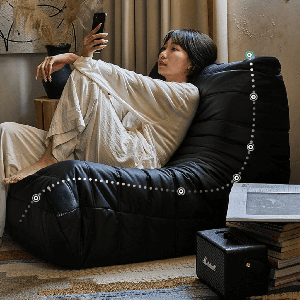 Burnt Caterpillar single lounge chair with Togo sofa design, perfect for modern living spaces main product image