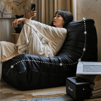 Burnt Caterpillar single lounge chair with Togo sofa design, perfect for modern living spaces main product image