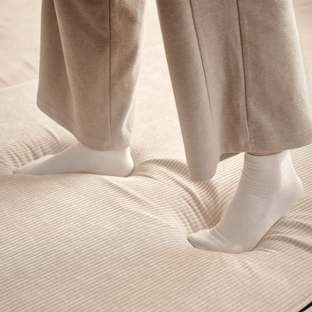 Elegant soft velvet 3-seater sofa bed with modern design and easy maintenance