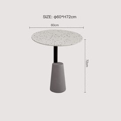 Stylish Modern Terrazzo Coffee Table - Ideal for Cozy Gatherings