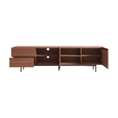 Media Console Storage TV Stand with 2 Drawers & 2 Doors for TVs up to 78"