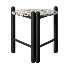 Contemporary Terrazzo Side Table - Unique Patterns and Easy Maintenance