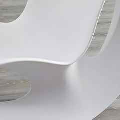 Contemporary Rocking Accent Chair Plastic & Acrylic Rocker Chair Rocking Chairs