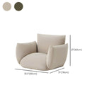 Modern polyester fiber sofa with foam seat and removable slipcover for stylish comfort