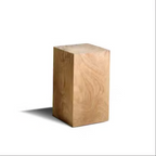 Teak and rattan 3-piece outdoor sofa set with natural wood rocking chair and cushions