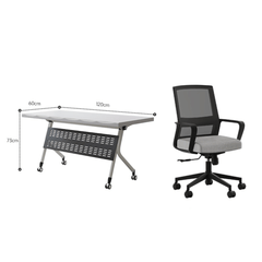 Durable and Lightweight Foldable Meeting Table with Easy Storage Solution