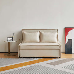 Modern Loveseat Sleeper Upholstered Sofa Bed with Storage