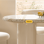 Terrazzo dining table combining premium quality with safety and stylish design