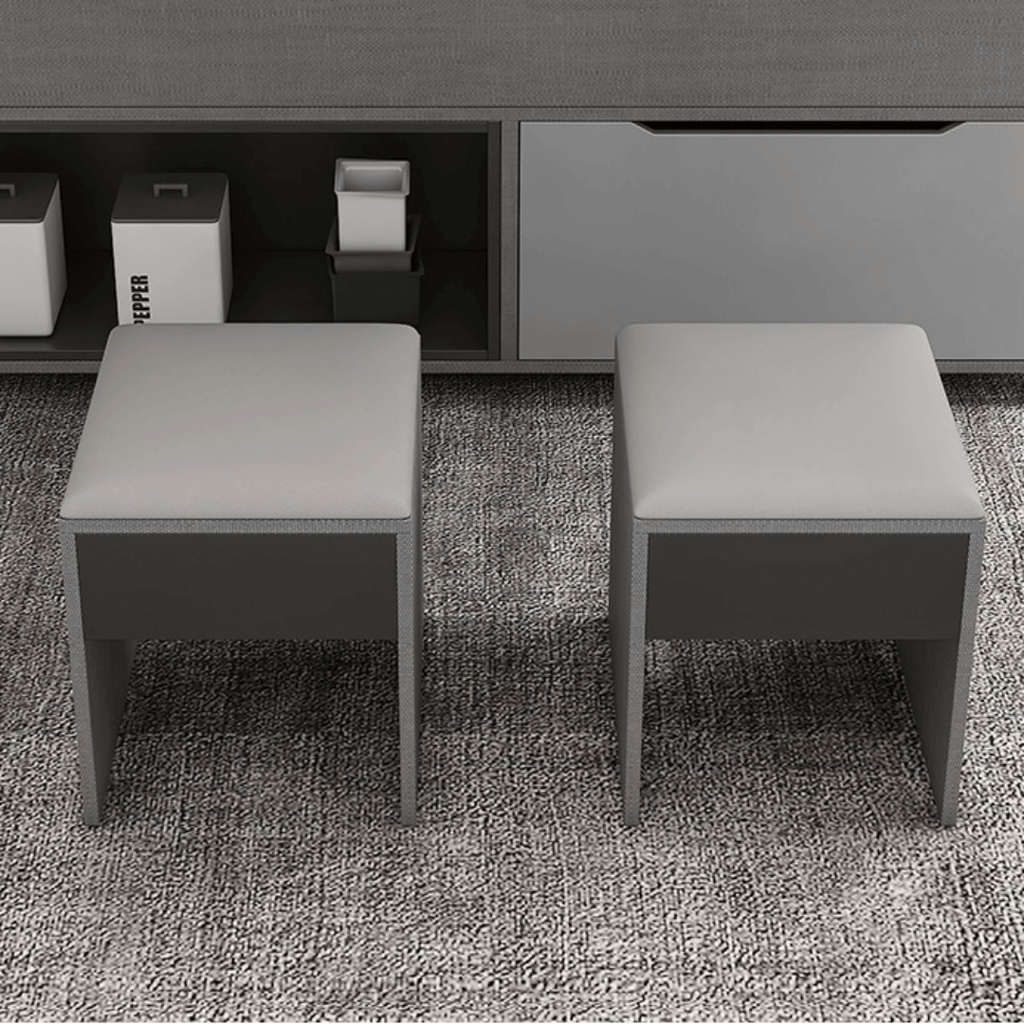 Practical and Chic Gray Lift Tables for Optimal Space Efficiency