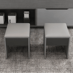 Practical and Chic Gray Lift Tables for Optimal Space Efficiency