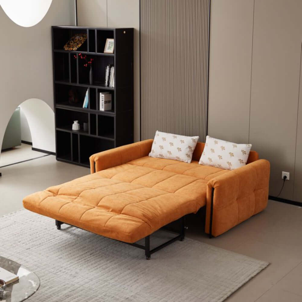 Cocochairs Electric Recliner Sofa Bed with Motorized Footrest – Effortlessly Converts, Small Space Solution