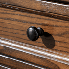 33" Solid Ash Wood Shoe Cabinet With Double Doors