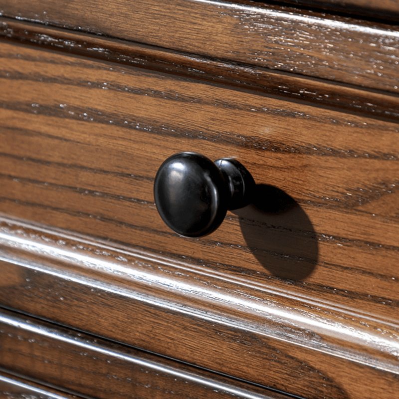 33" Solid Ash Wood Shoe Cabinet With Double Doors