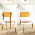 Transparent acrylic dining chair with modern design, perfect for living room and kitchen seating