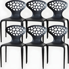 Nordic Armrest Backrest Acrylic Chair with Acrylic Legs for Dining Room Dining Chairs