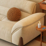 Green Italian Style Minimalistic Modern Living Room Sofa With Tech Fabric