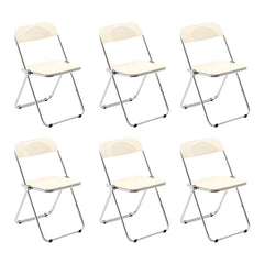 Scandinavian Style Silver Metal Leg Plastic & Acrylic Side Chair Dining Chairs