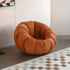 Comfortable Solid Wood Papasan Chair with Memory Foam Seat and Swivel Base Accent Chairs