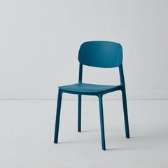 1 Piece Scandinavian Plastic & Acrylic Open Back Kitchen & Dining Side Chair Dining Chairs