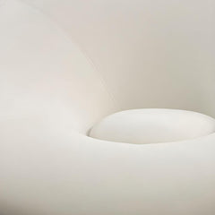 Modern Papasan Chair in Linen Blend Upholstery with Reclining Feature and High-Back Accent Chairs