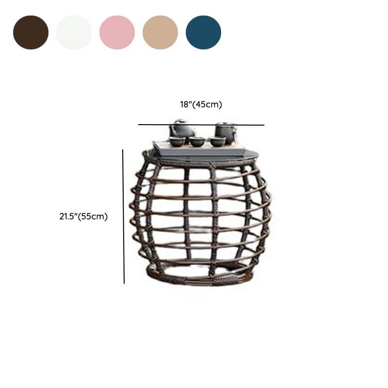 Tropical alloy framed porch swing egg chair with stand and chain included