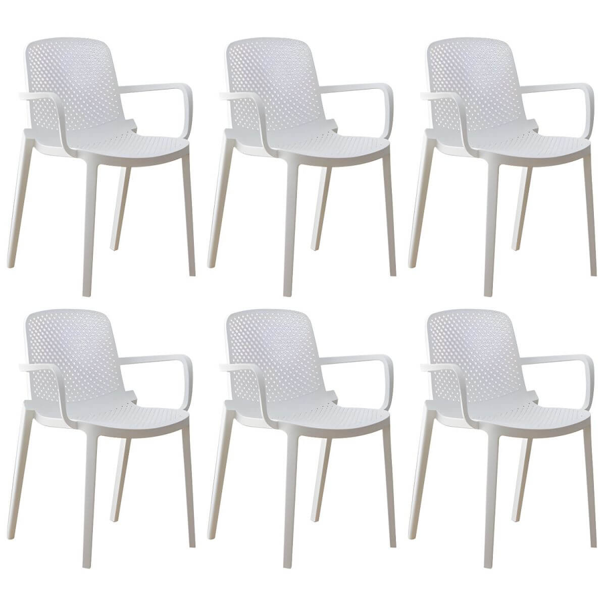 Acrylic modern plastic dining chair with solid back, 32 inches high, ideal for restaurant seating