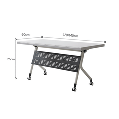 Durable and Lightweight Foldable Meeting Table with Easy Storage Solution