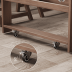 Space-saving folding table perfect for dining and work in small cozy homes