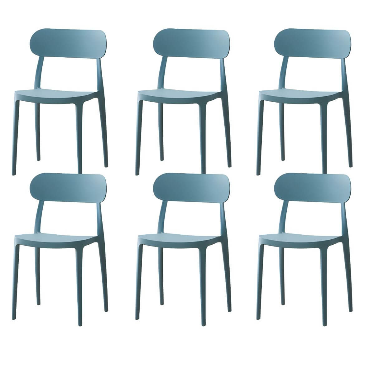 Modern Scandinavian dining chair made of plastic and acrylic, perfect for kitchen and dining areas
