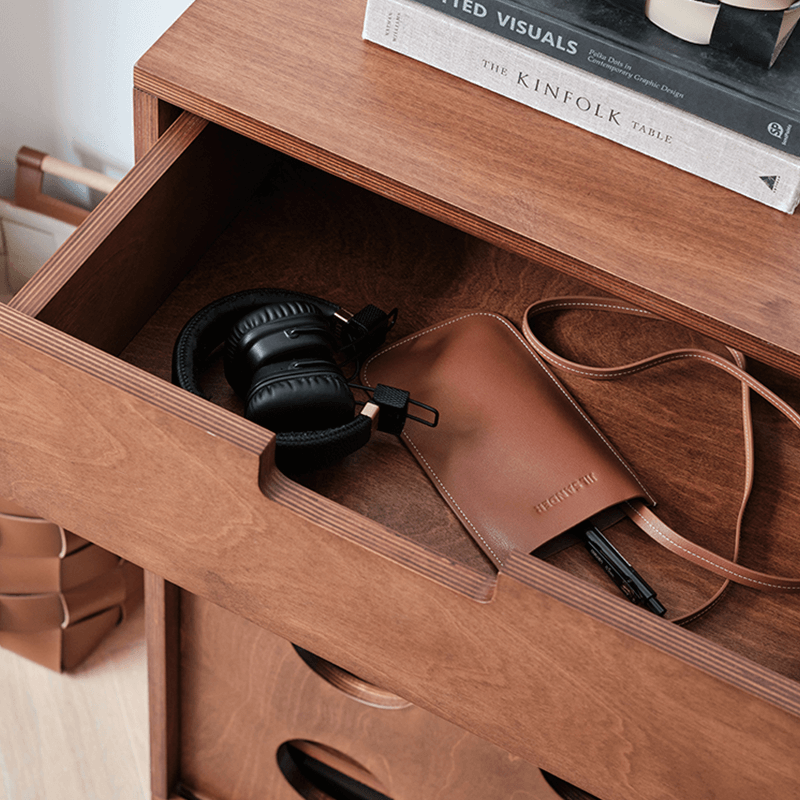 39" Freestanding Shoe Storage Cabinet in Walnut Finish