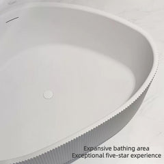 Spacious 71-Inch White Acrylic Bathtub with Triangle Design for Two People