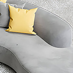 Modern Sofa with Tight Back in Polyester Blend for Apartment - Pink 32"L x 32"W x 35"H Polyester Blend Sofa