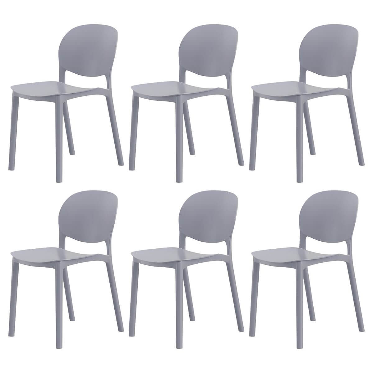 Stackable Nordic dining chair with acrylic legs and ergonomic backrest for modern dining rooms