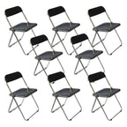 Scandinavian style dining chair with silver metal legs and plastic acrylic seat