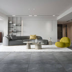 Ultra-modern polyester blend tuxedo arm sofa with tight back, 27.56 inches high sectional