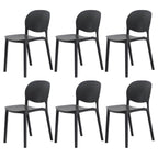 Stackable Nordic dining chair with acrylic legs and ergonomic backrest for modern dining rooms