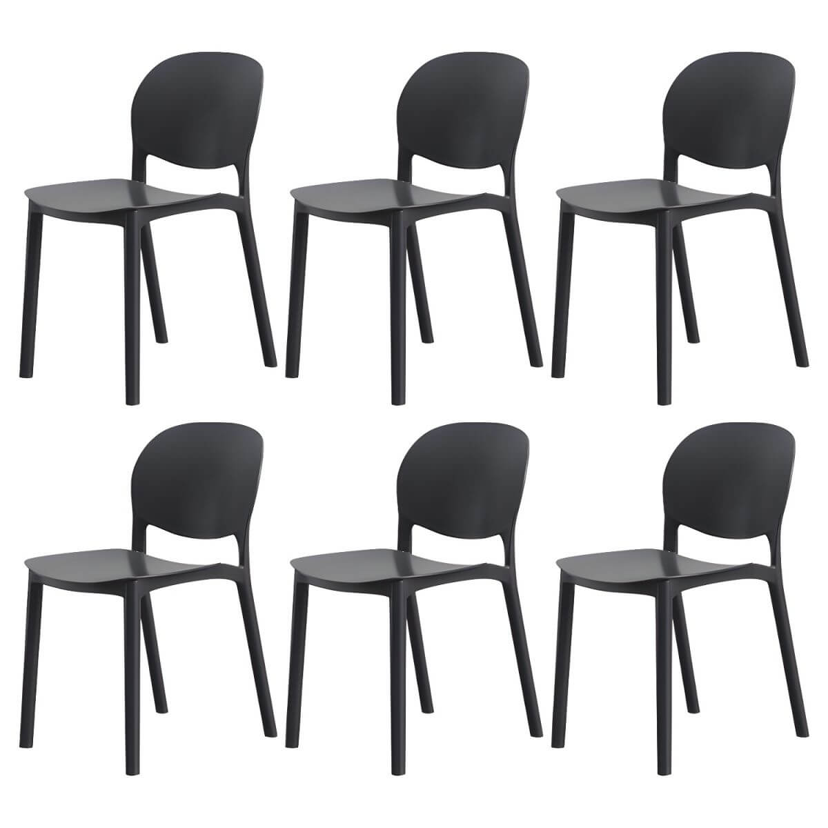 Stackable Nordic dining chair with acrylic legs and ergonomic backrest for modern dining rooms