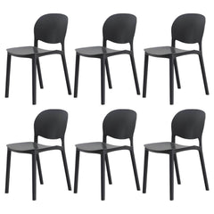Nordic Backrest Stackable Chair with Acrylic Legs for Dining Room Dining Chairs