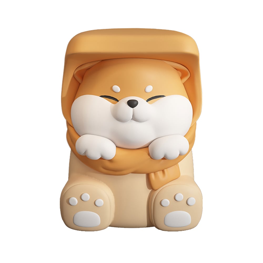 Resin cute dog-shaped side table and footstool for living room floor