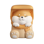 Resin cute dog-shaped side table and footstool for living room floor