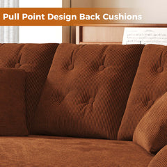 Cocochairs Corduroy Folding Sofa Bed – Pet-Friendly Floor Couch for Pets & People