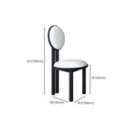 Oval multicolor marble dining table set with contemporary design for dining rooms