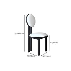Contemporary Oval Marble Stone Multicolor Dining Table Set Dining Room Sets