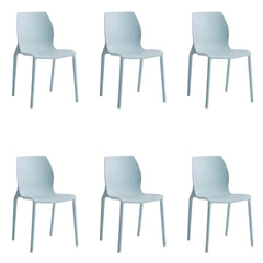 Modern Scandinavian Style Stackable Plastic & Acrylic Chair for Kitchen & Dining Dining Chairs