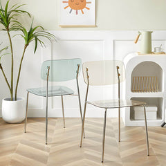 Contemporary Acrylic Dining Chair for Living Room and Kitchen Dining Chairs