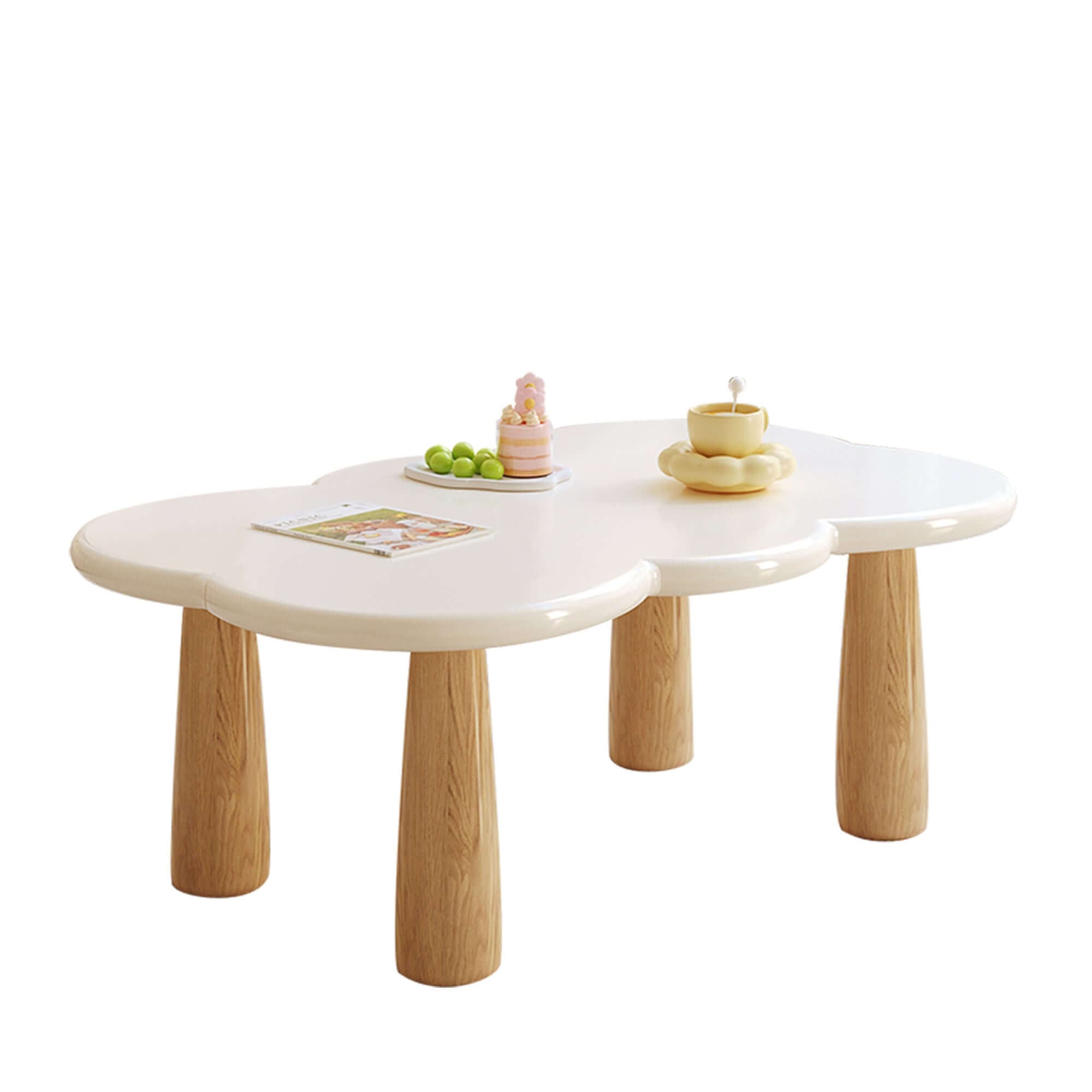 Modern Creative Cloud coffee table with sleek design, perfect for contemporary living rooms