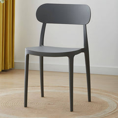 Modern Scandinavian Plastic & Acrylic Kitchen & Dining Chair Dining Chairs