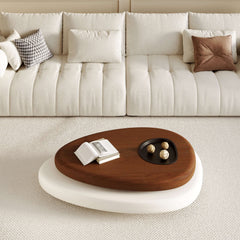 Modern Simple Innovative Coffee Table with Rotatable Design