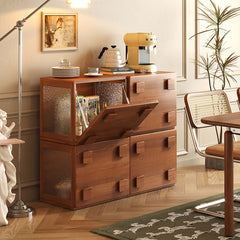 Vintage Cabinet Modular Combination Storage Cabinet